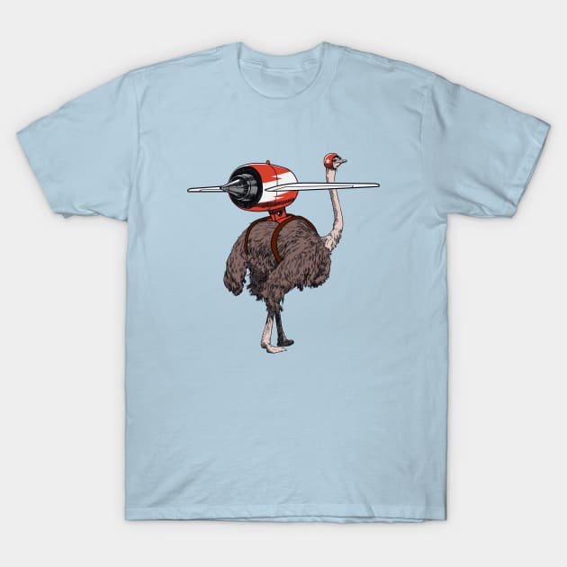 Jet ostrich T-Shirt by StefanAlfonso